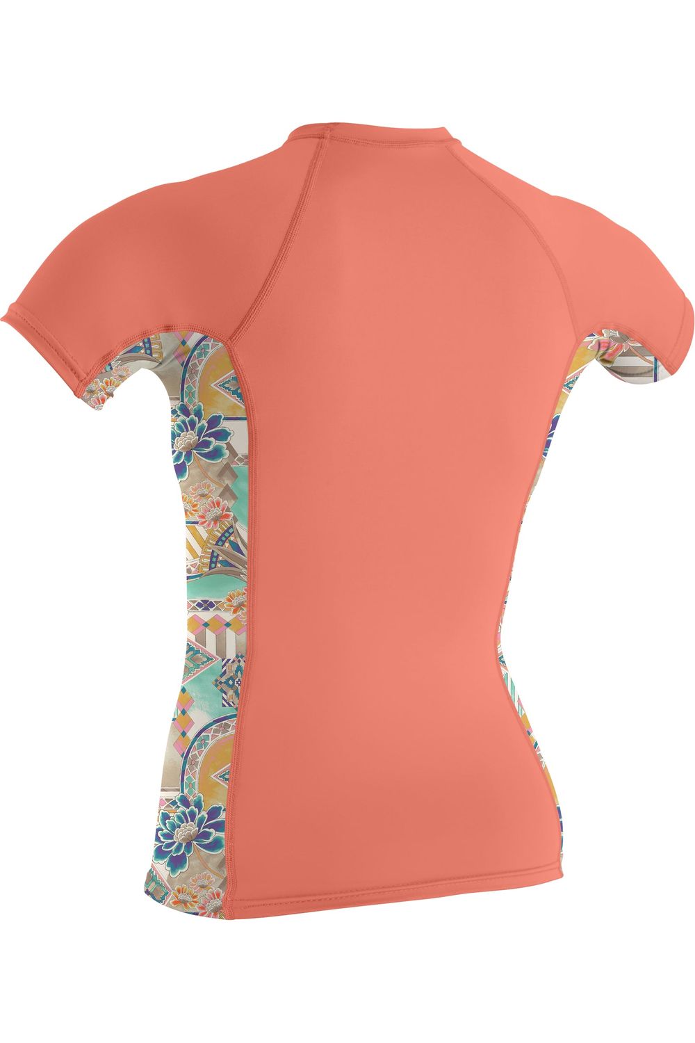 O'Neill Womens Side Print SS Rash Guard In Nectar Zephora